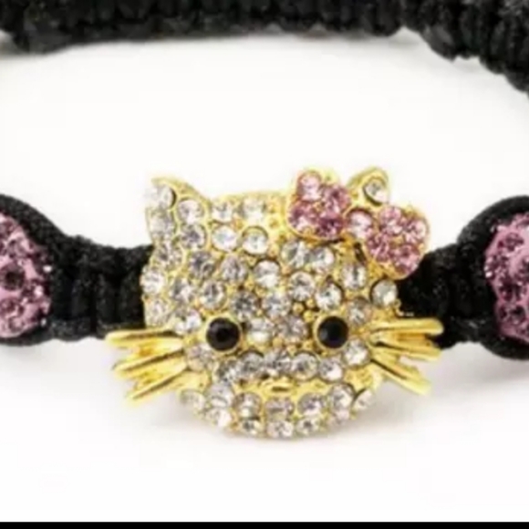 Braided Hello Kitty Bracelet - Picture 2 of 2
